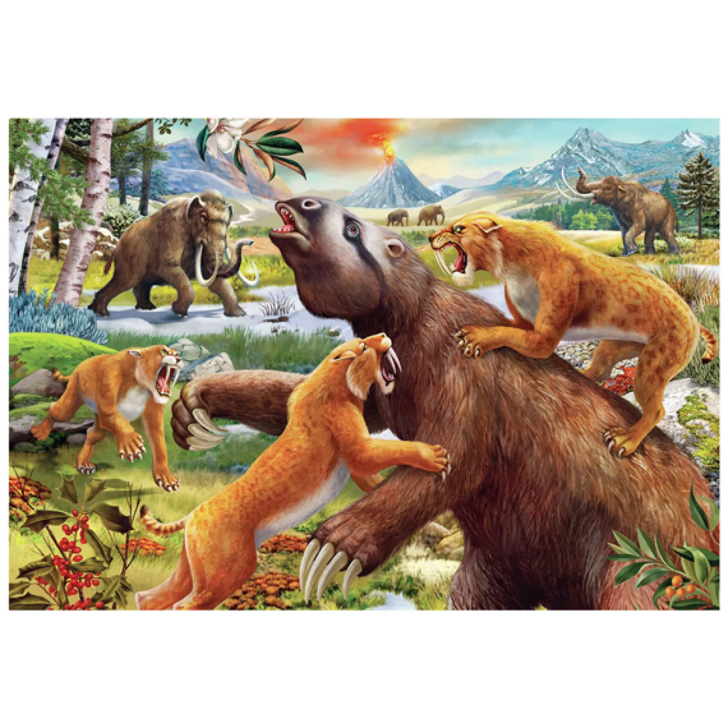 Legpuzzel Wilde Oertijden, 2x24st.>Ravensburger Sale