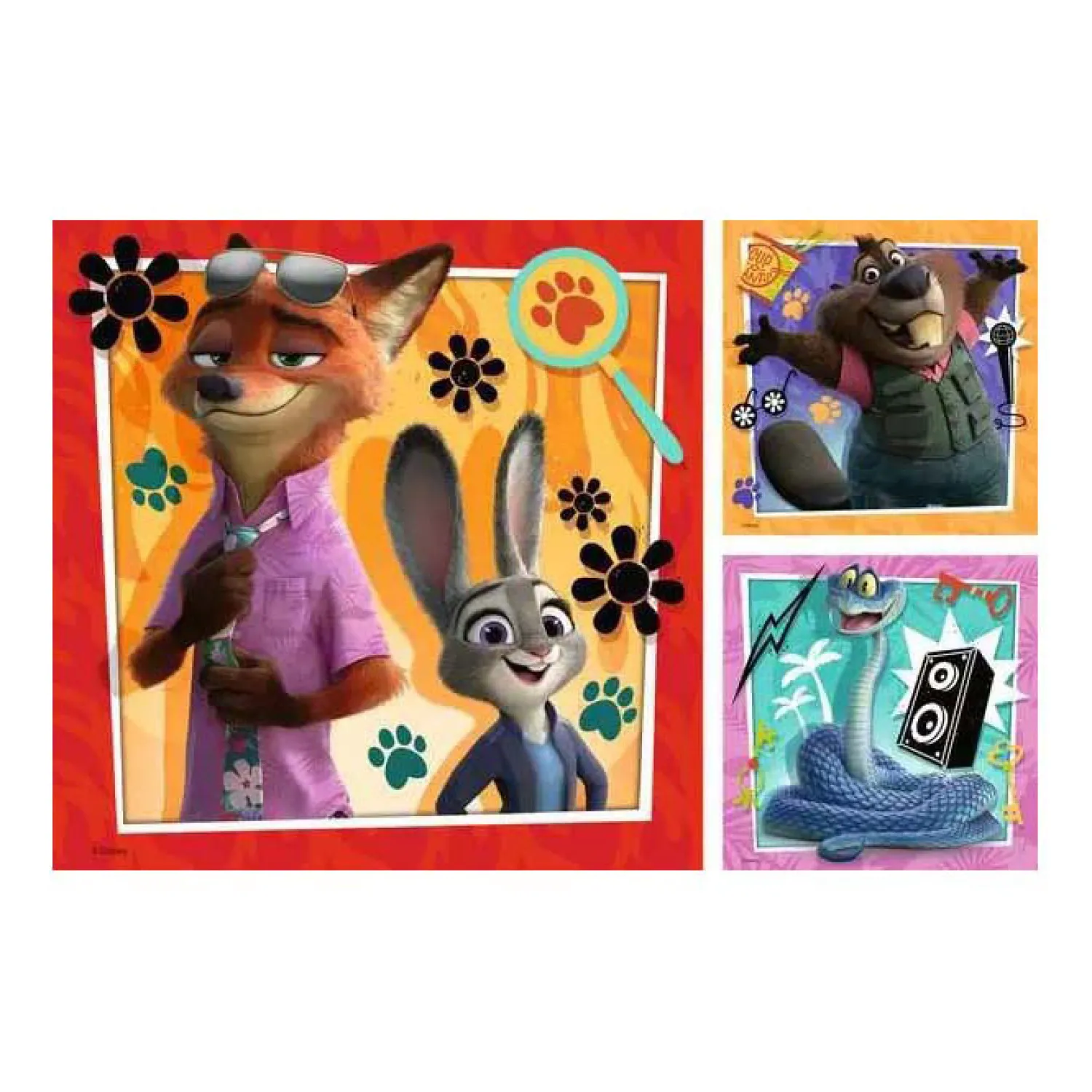 Legpuzzel Zootopia 2 - 3x49st.>Ravensburger Clearance