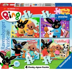 Mijn Eerste Puzzels - Bing, 4in1>Ravensburger Hot