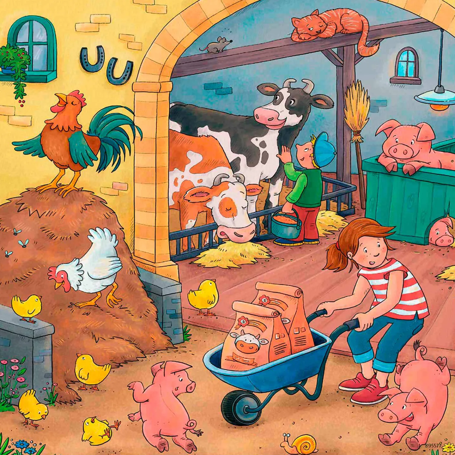 Op de Boerderij, 3x49st.>Ravensburger Outlet