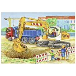 Ravensburger Op de Bouwplaats en Boerderij Puzzel, 2x12st. Online