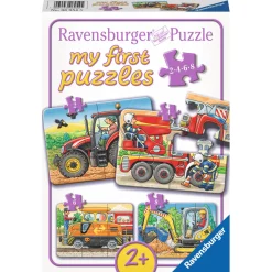 Op het Werk Puzzel, 4in1>Ravensburger Outlet