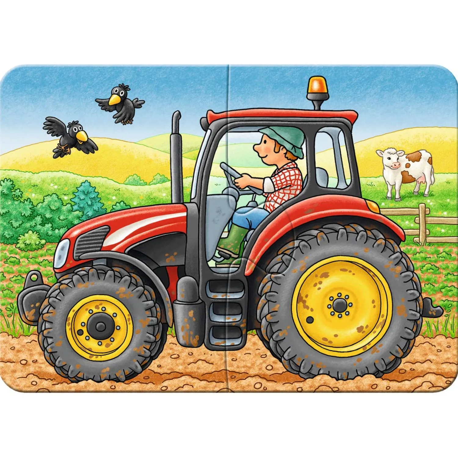 Op het Werk Puzzel, 4in1>Ravensburger Outlet