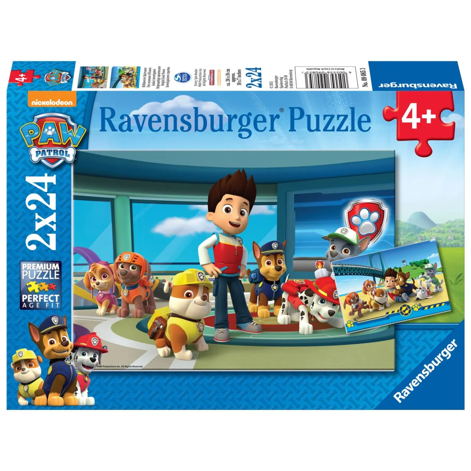 PAW Patrol Puzzel - Hulpvaardige Speurneuzen, 2x24st.>Ravensburger Online