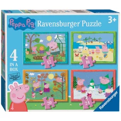 Peppa Pig Seizoenen Puzzel, 4in1>Ravensburger Best