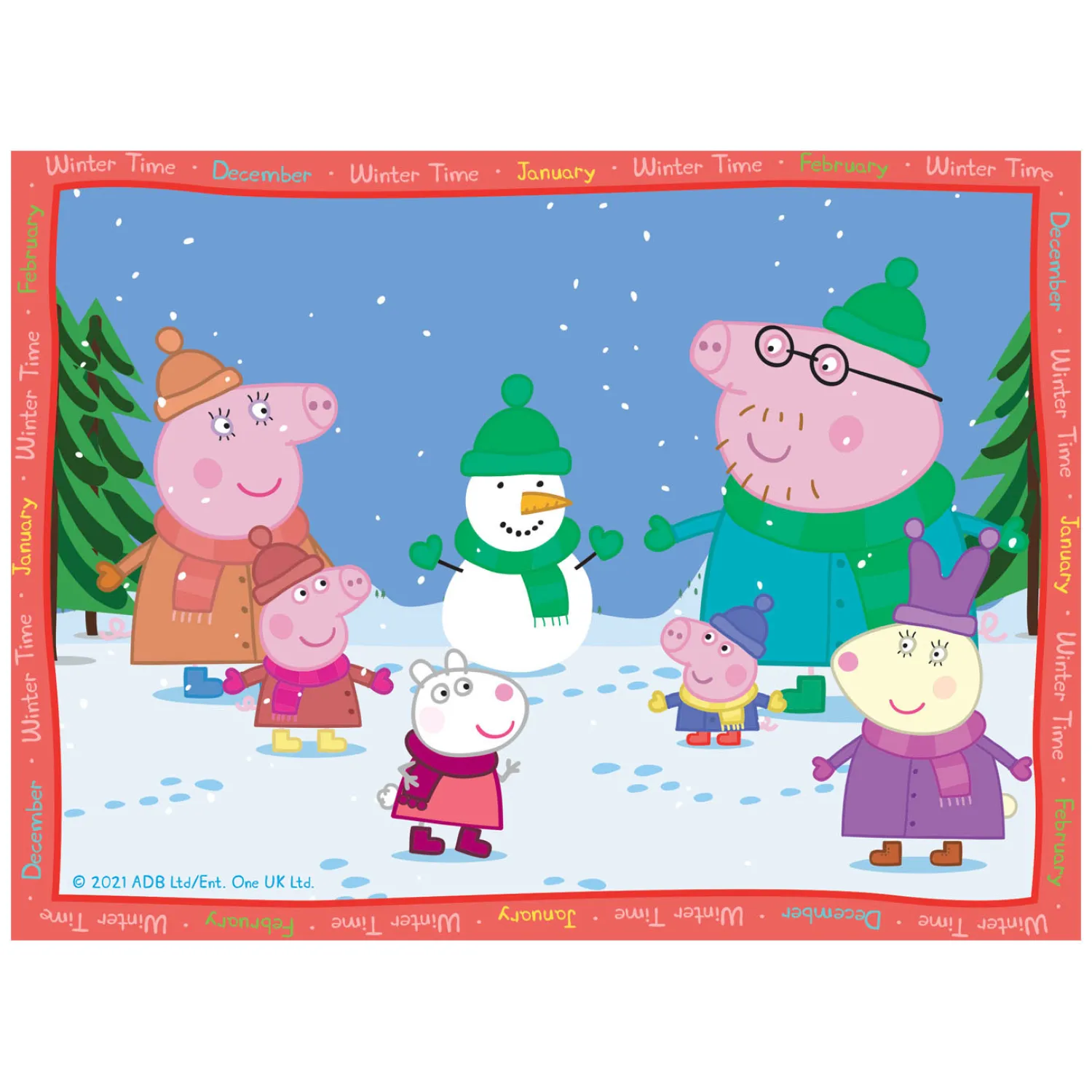 Peppa Pig Seizoenen Puzzel, 4in1>Ravensburger Best
