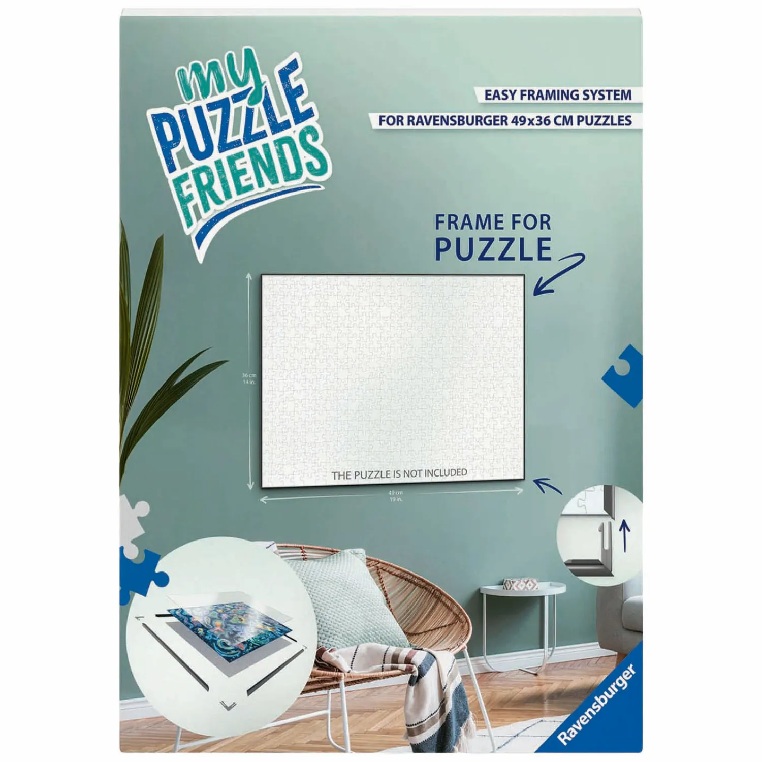 Puzzel Lijst 500 Stukjes Puzzel Wit-Ravensburger Hot