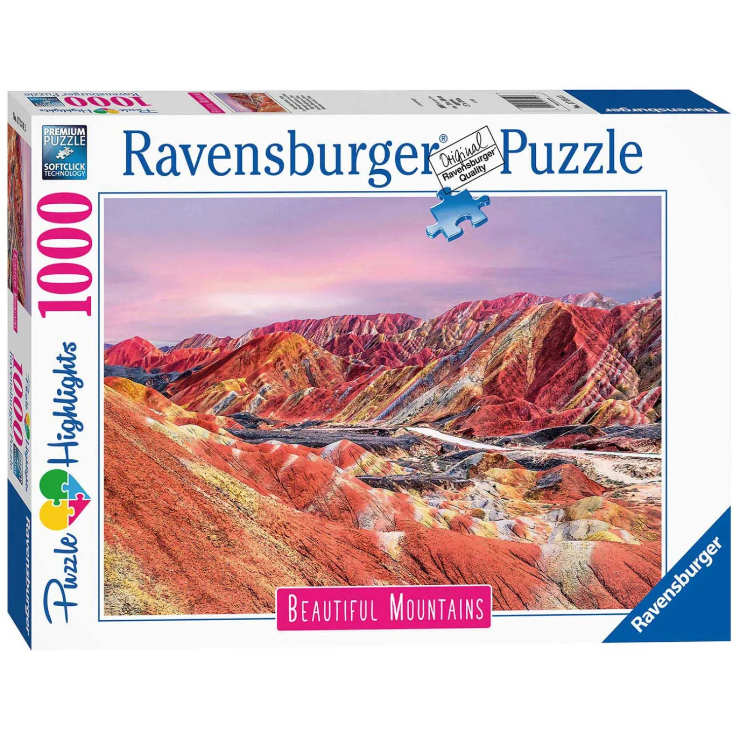 Puzzel Regenboogbergen, China, 1000st.-Ravensburger Discount