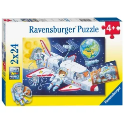 Ravensburger Puzzel Reis door de Ruimte, 2x24st. Discount