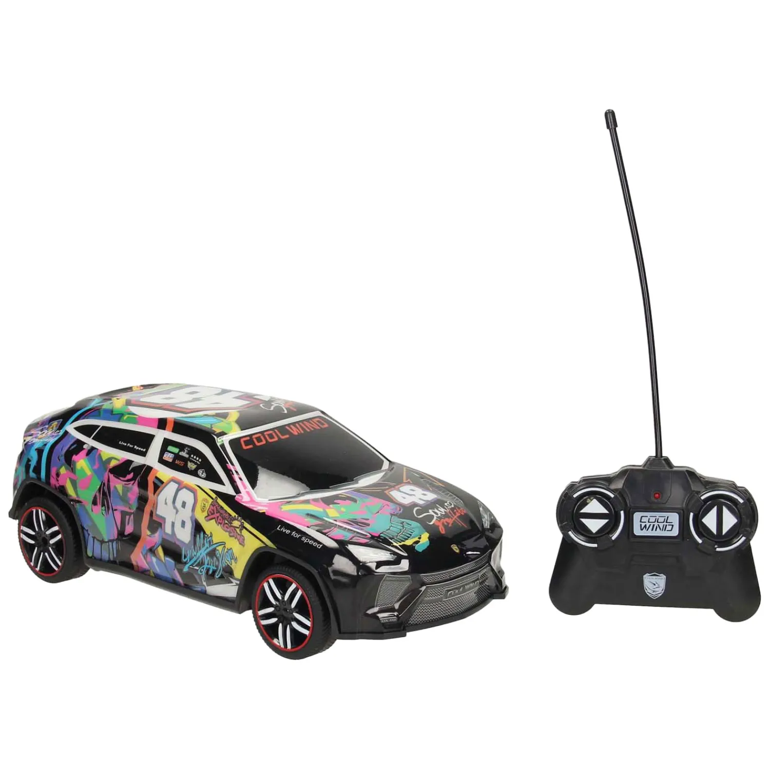 RC Bestuurbare Racewagen Softbody Graffity- Hot