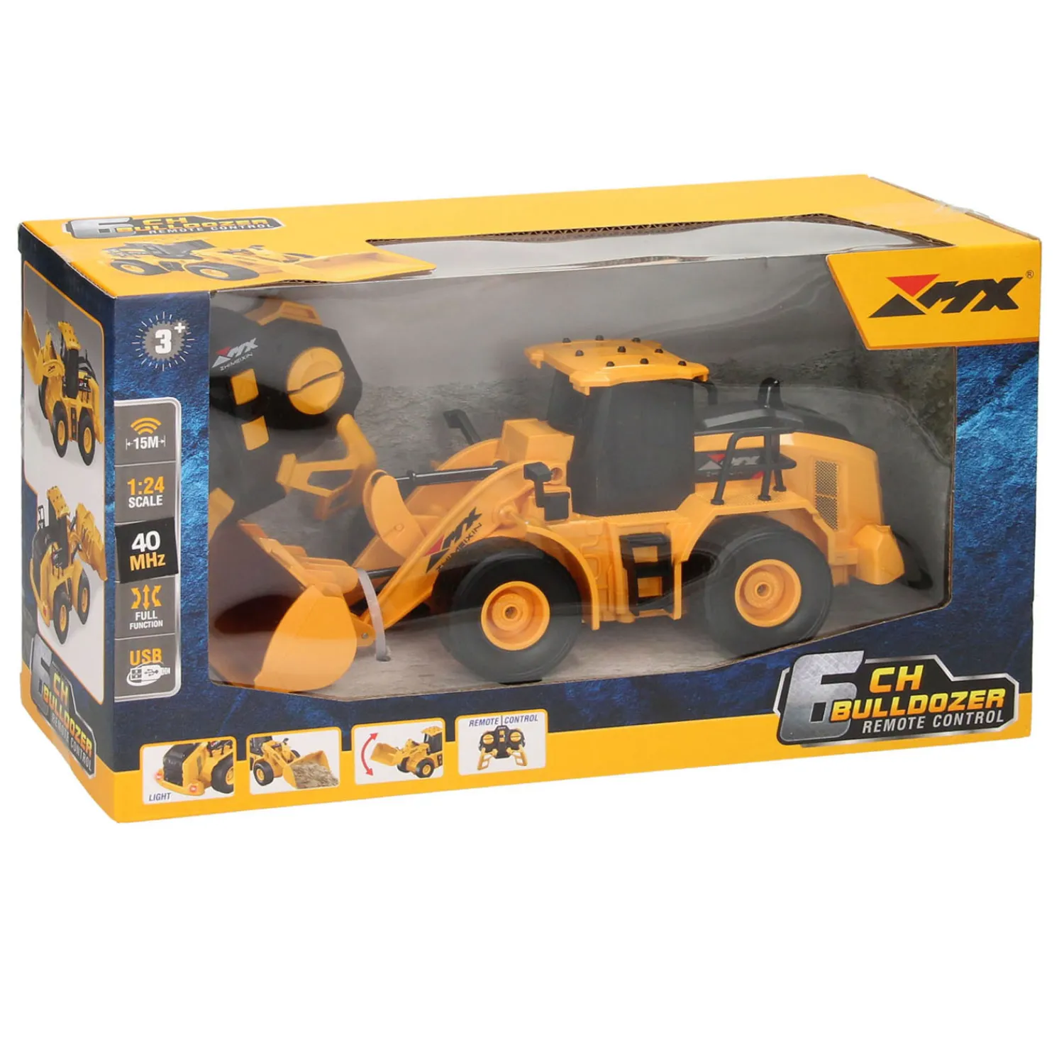 RC Bestuurbare Truck met Voorlader 1:24-