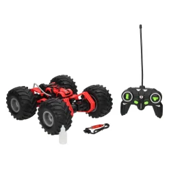 RC Race Monstertruck met Rookfunctie - Rood> Hot