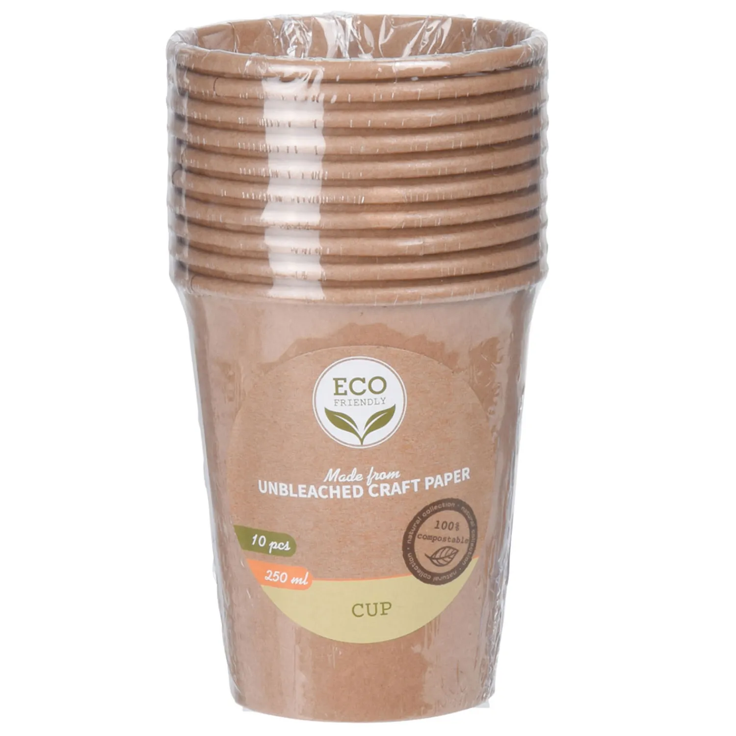 Recyclebare Kartonnen Bekers, 10st.> Outlet