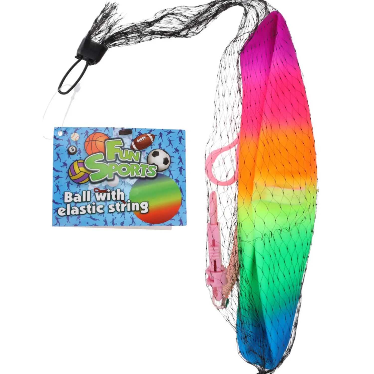 Regenboog Bungeebal aan Koord> Discount