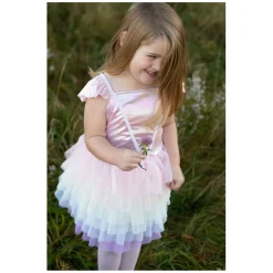 Regenboog Tutu Verkleedjurk, Roze, 5-6jr><noscript><img width=