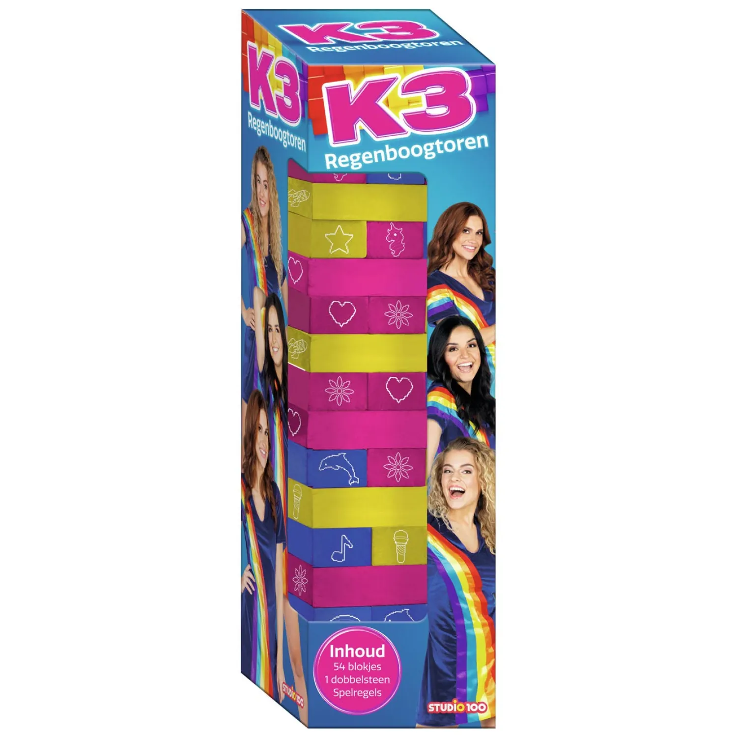 Regenboogtoren K3 Stapel en Balansspel-Studio 100 Sale