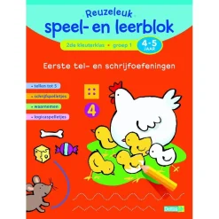 Reuzeleuk speel- en leerblok  Eerste tel- en schrijfoefening>Deltas Sale