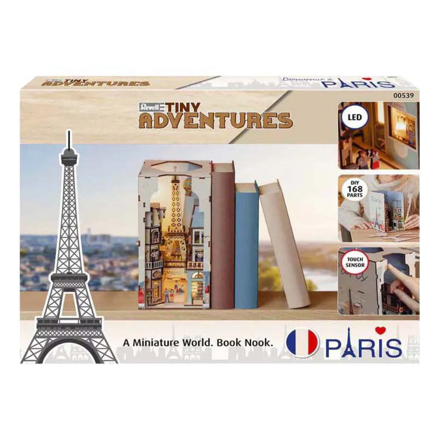 - Tiny Adventures Book Nook Paris-Revell Clearance