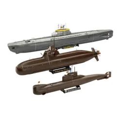 Modelbouwpakket - 70 Years Bundeswehr-Wilhelm Bauer,Type 206A,Class2 1:144 - 154dlg.>Revell Clearance