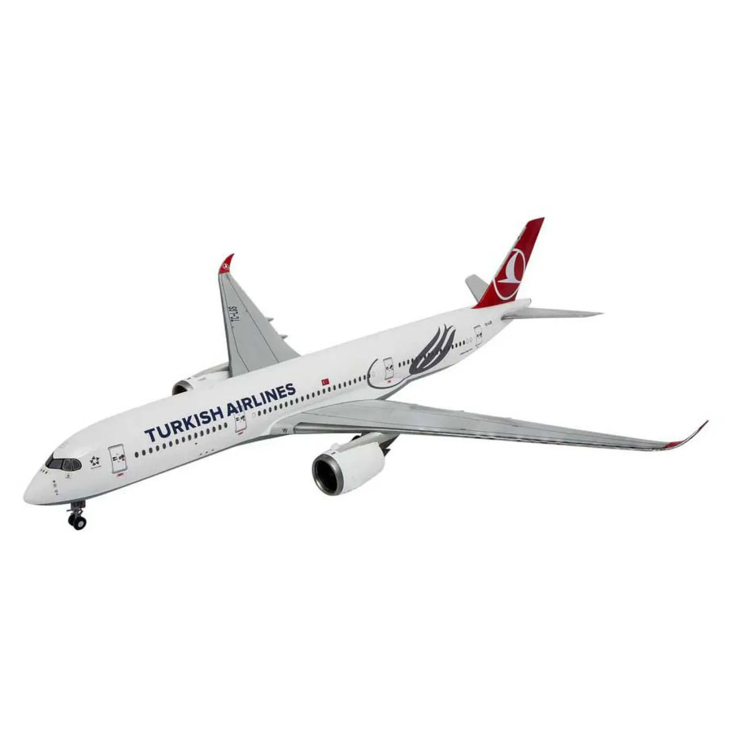 Modelbouwpakket - Airbus A350-900 Turkish Airlines 1:144 - 120dlg.-Revell Clearance
