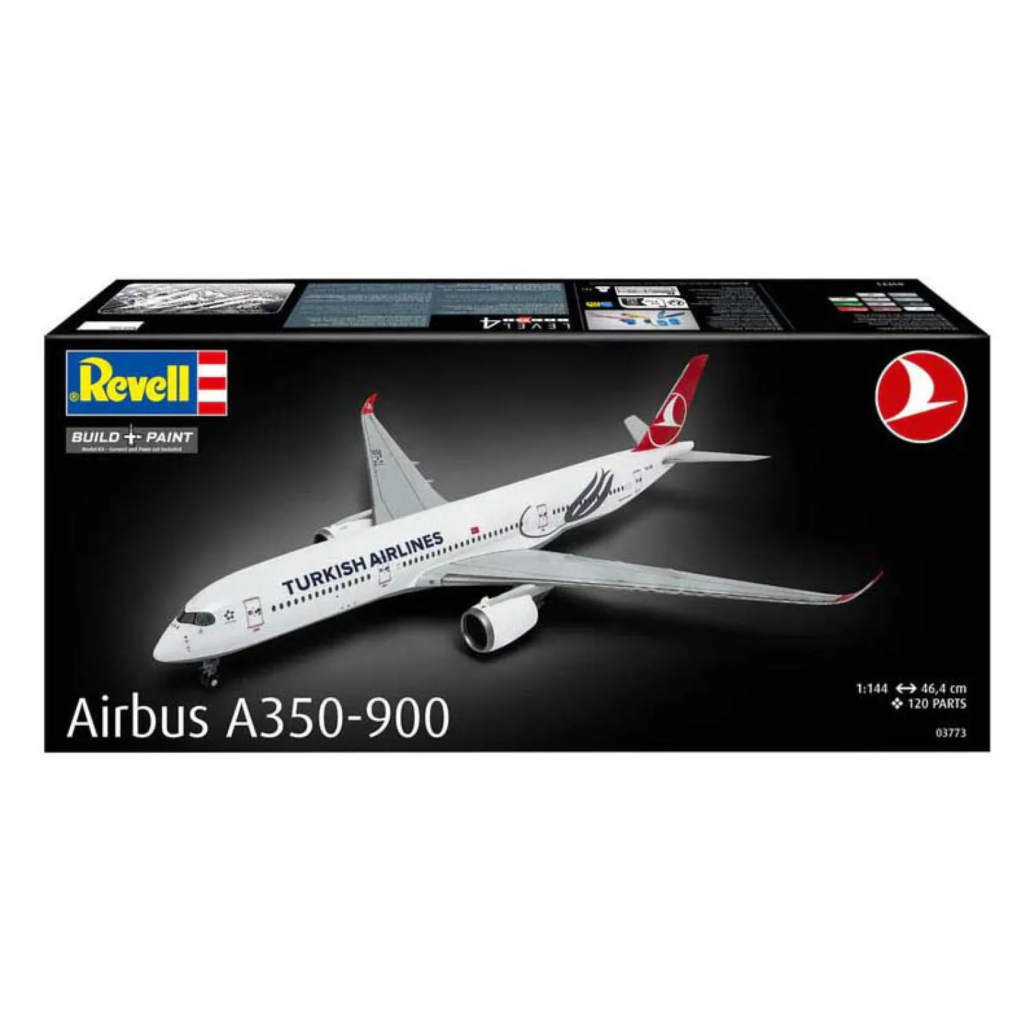Modelbouwpakket - Airbus A350-900 Turkish Airlines 1:144 - 120dlg.-Revell Clearance