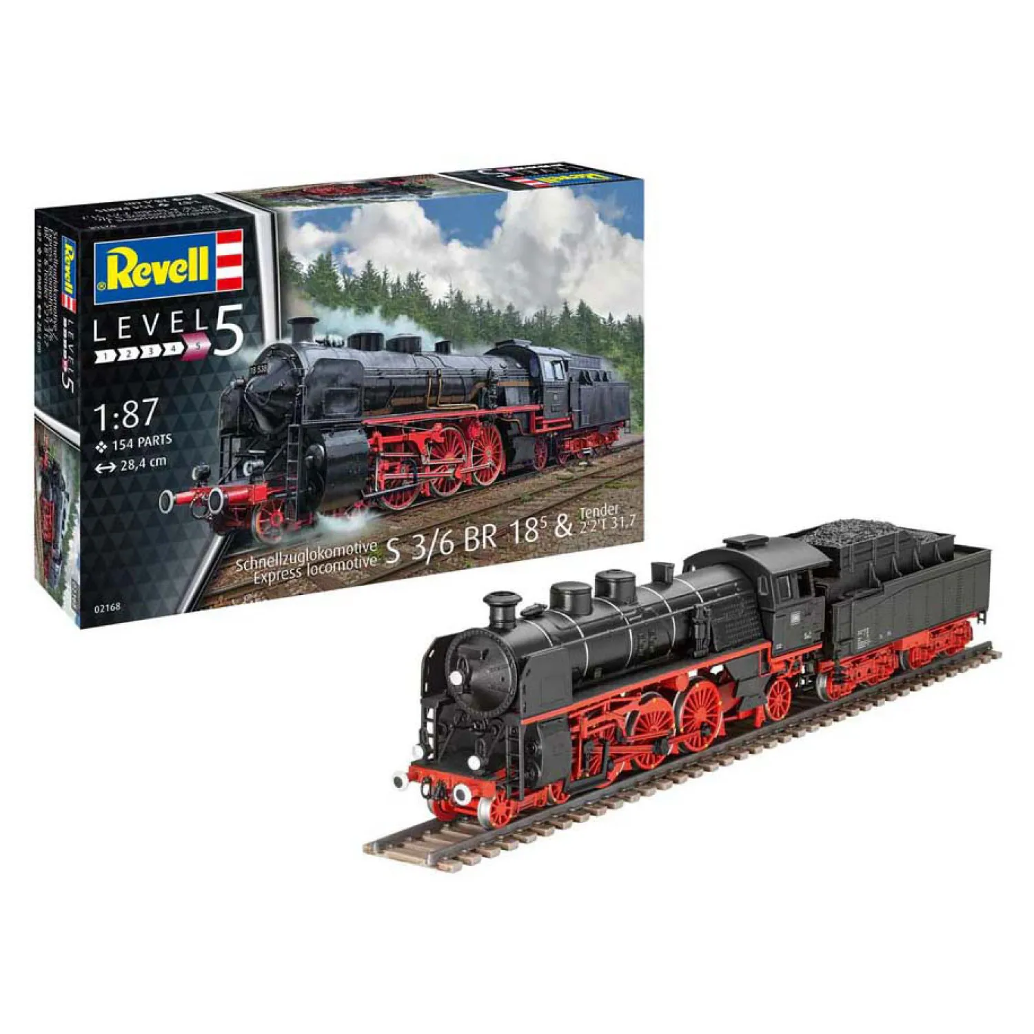 Modelbouwpakket - Express Locomotive 1:87 - 154dlg.>Revell Best