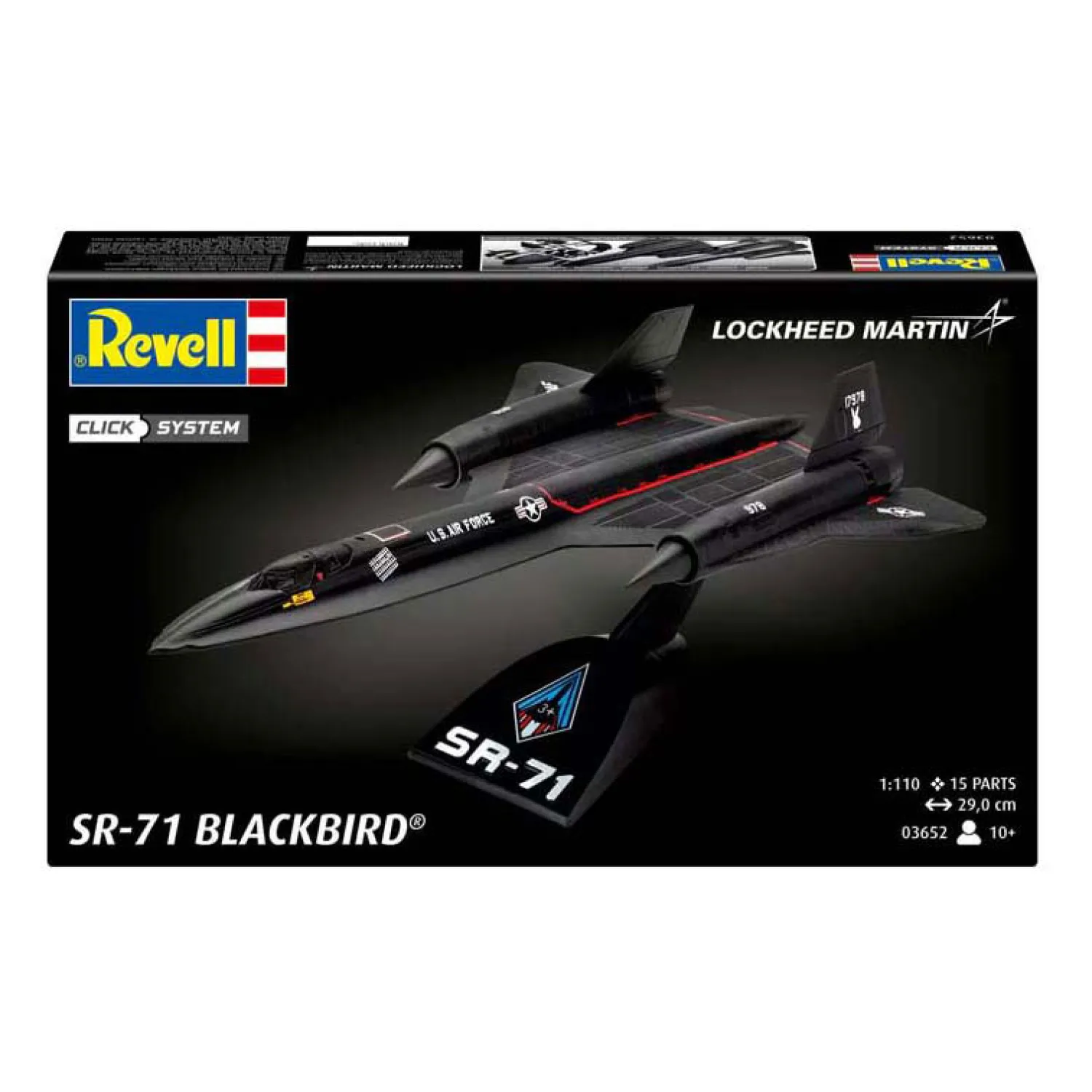 Revell Modelbouwpakket - Lockheed SR-71 Blackbird - 15dlg. New