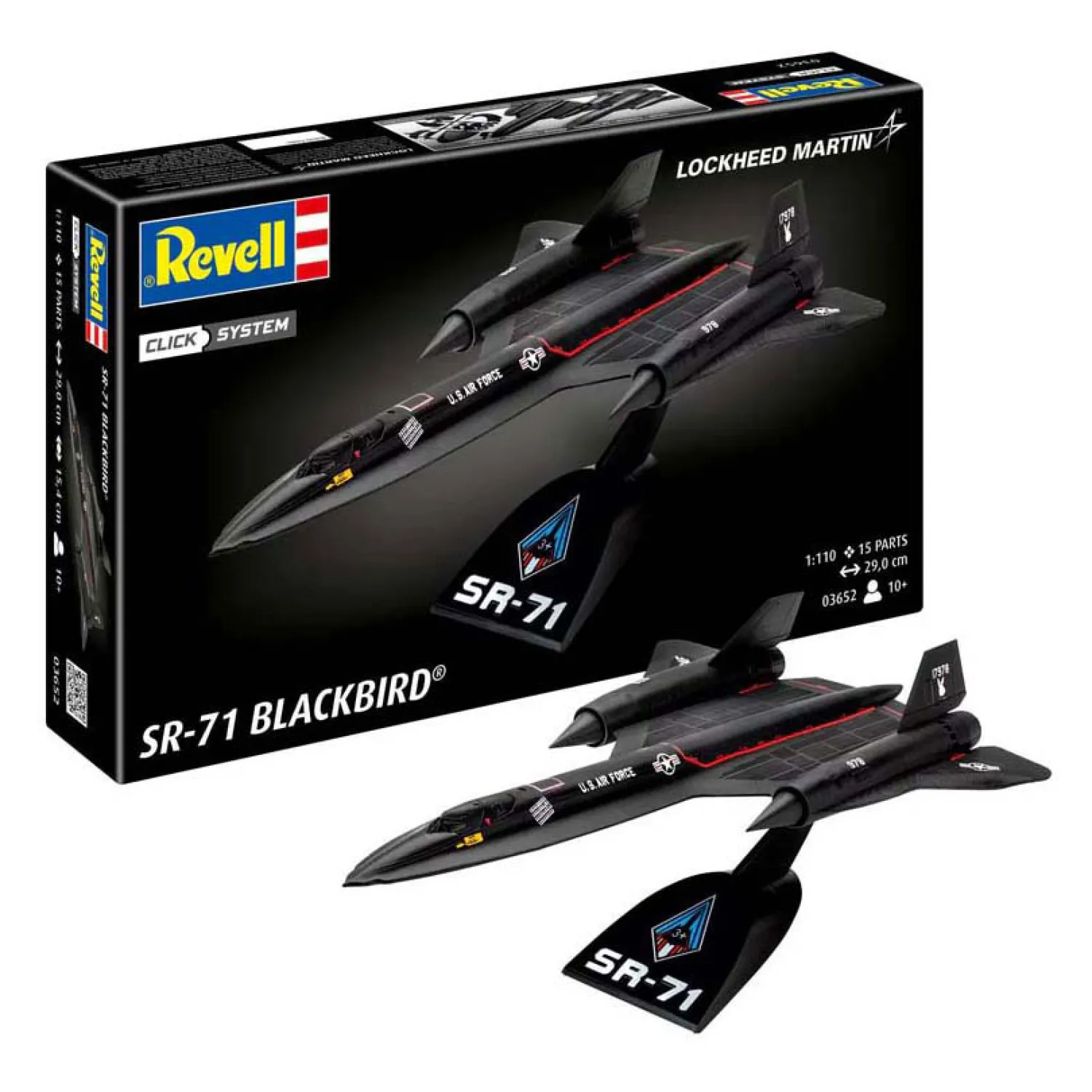 Revell Modelbouwpakket - Lockheed SR-71 Blackbird - 15dlg. New