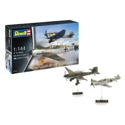 Modelbouwpakket - Messerschmitt Bf109E & Junkers Ju87B 1:144 - 39dlg.><noscript><img width=