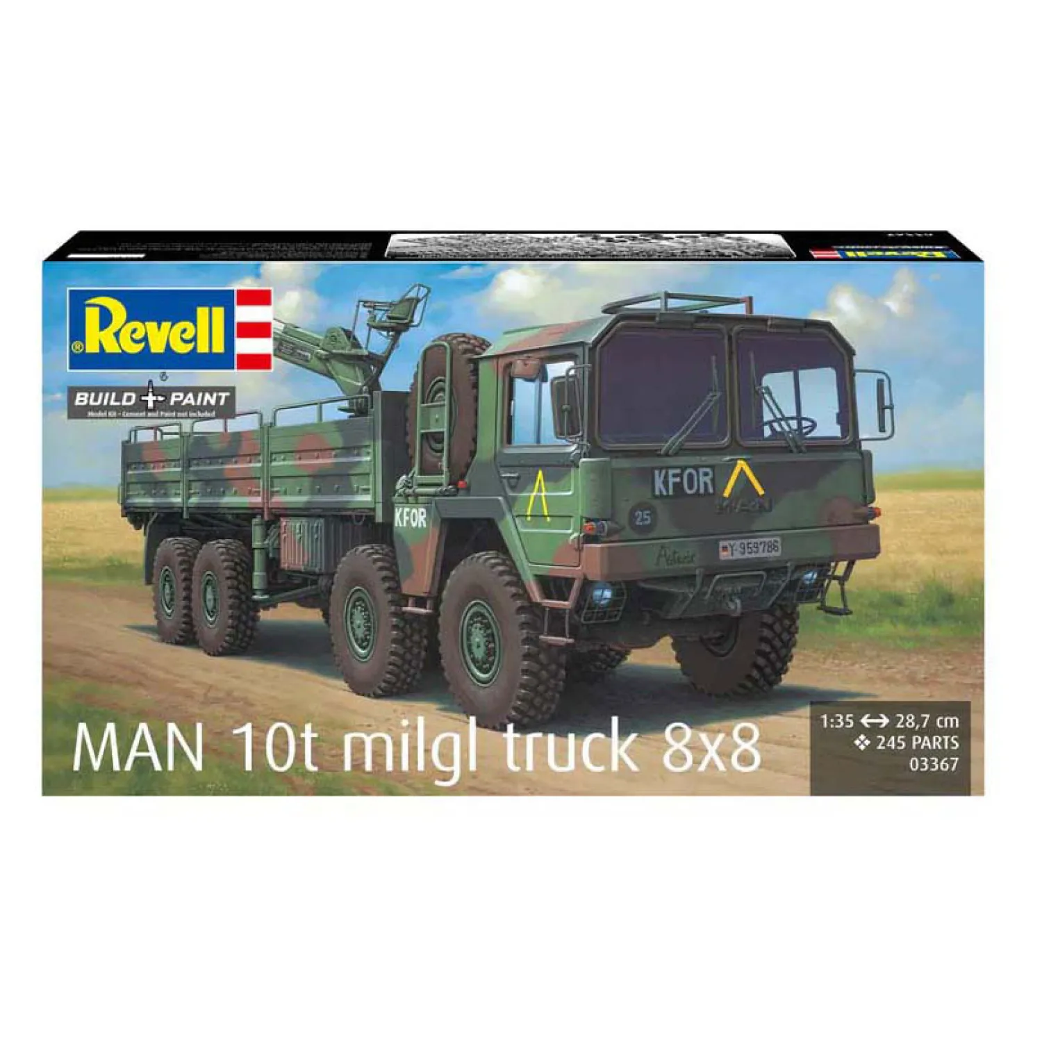 Modelbouwpakket - MAN 10t milgl truck 8x8 1:35 - 245dlg.-Revell New