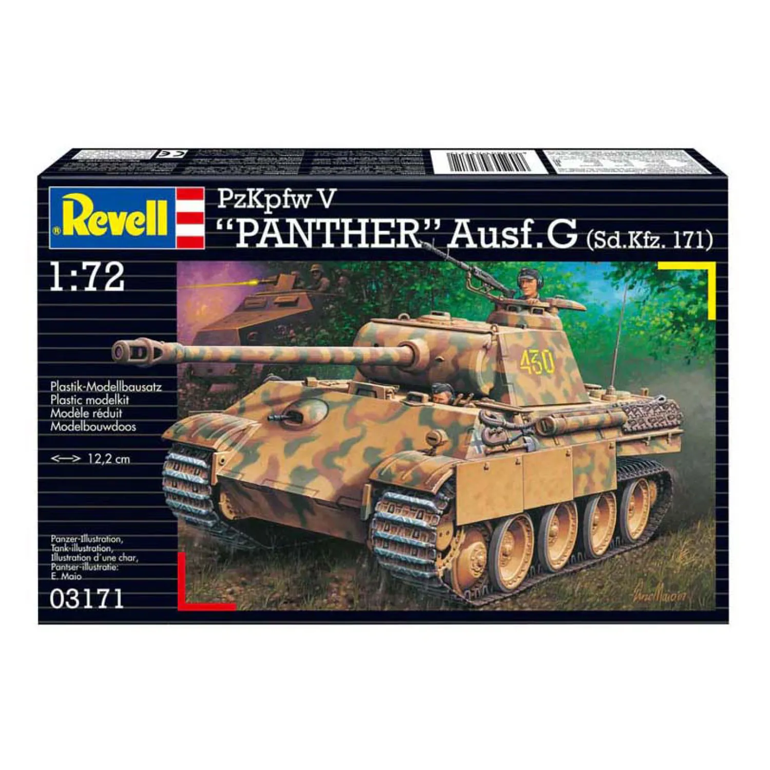 Modelbouwpakket - Panther Ausf.G 1:72 - 124dlg.-Revell Clearance