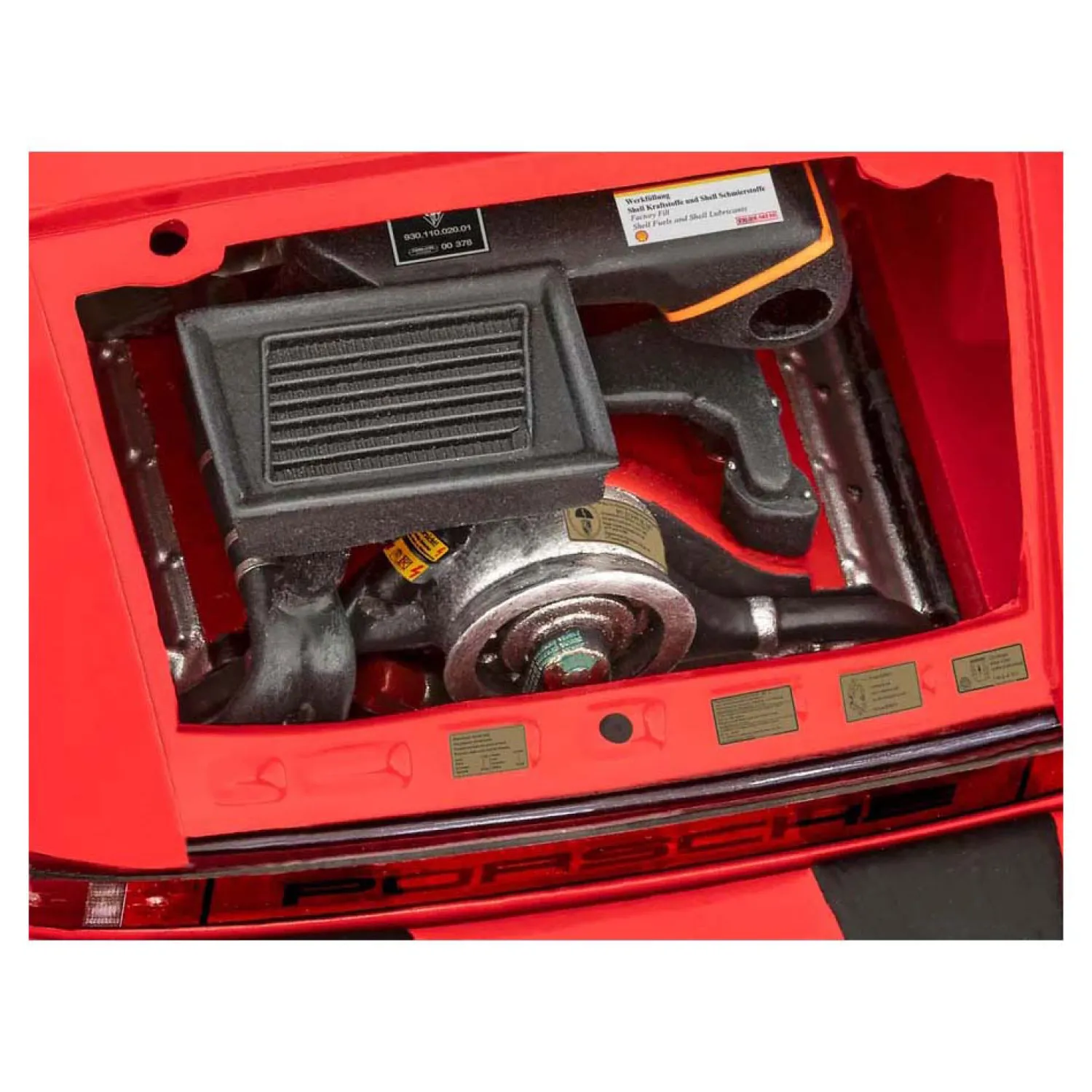 Modelbouwpakket - Porsche 911 Turbo - 50 Years of Porsche Turbo 1:24 - 86dlg.>Revell Outlet