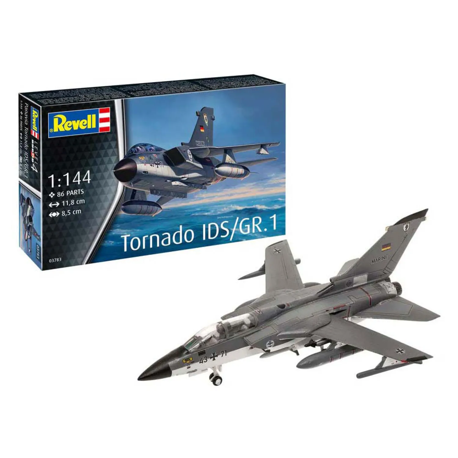 Modelbouwpakket - Panavia Tornado IDS/GR.1 1:144 - 86dlg.-Revell New