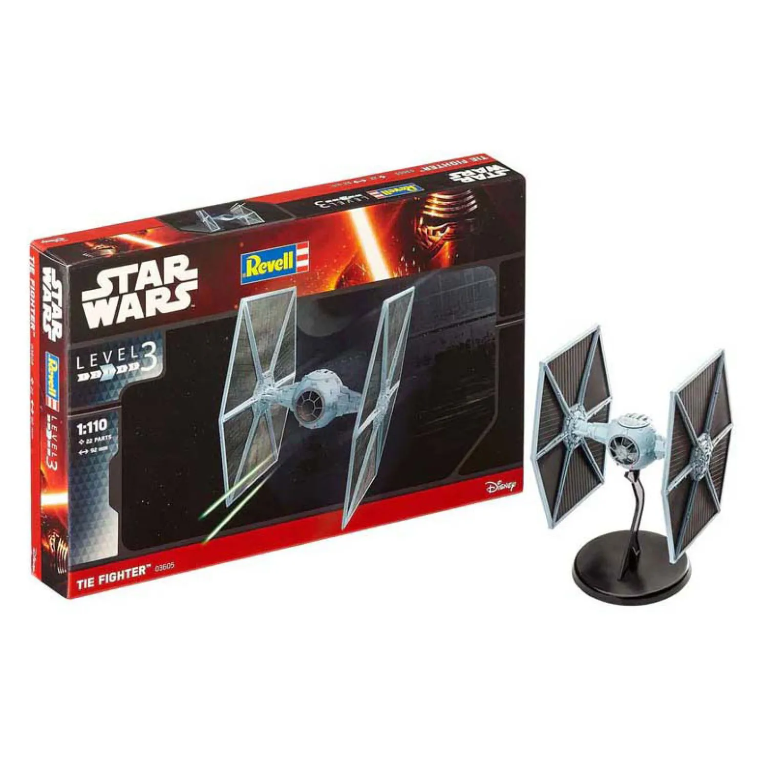Modelbouwpakket - Ruimtevaart - Star Wars Tie Fighter 1:110 - 22dlg.>Revell Sale