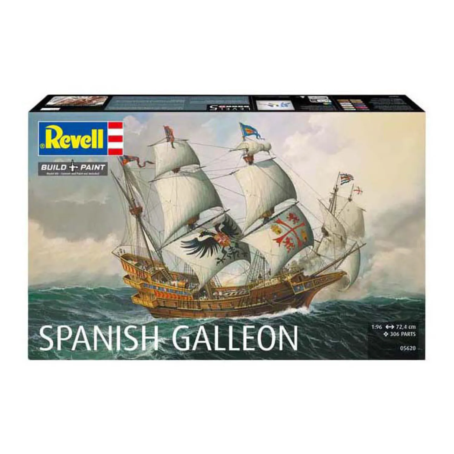 Modelbouwpakket - Spanish Galleon 1:96 - 306dlg.-Revell Hot