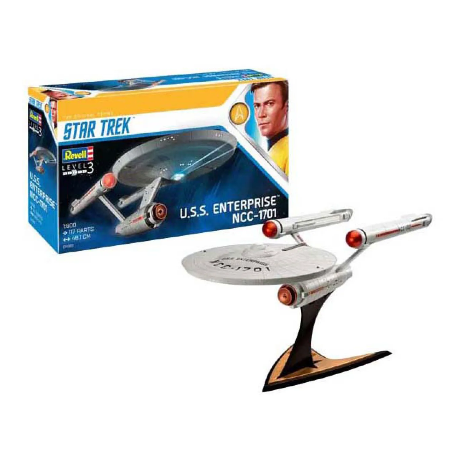 Modelbouwpakket - U.S.S. Enterprise NCC-1701 1:600 - 117dlg.-Revell Online