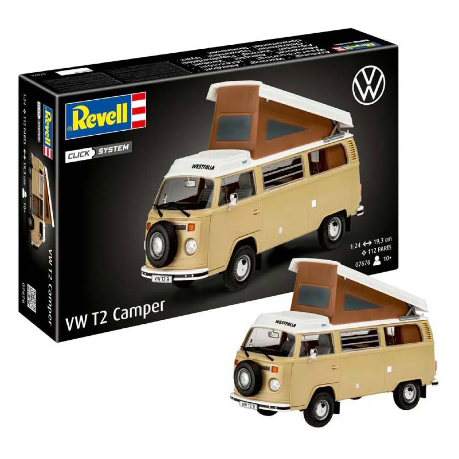 Modelbouwpakket - VW T2 Camper 1:24 - 112dlg.-Revell Online