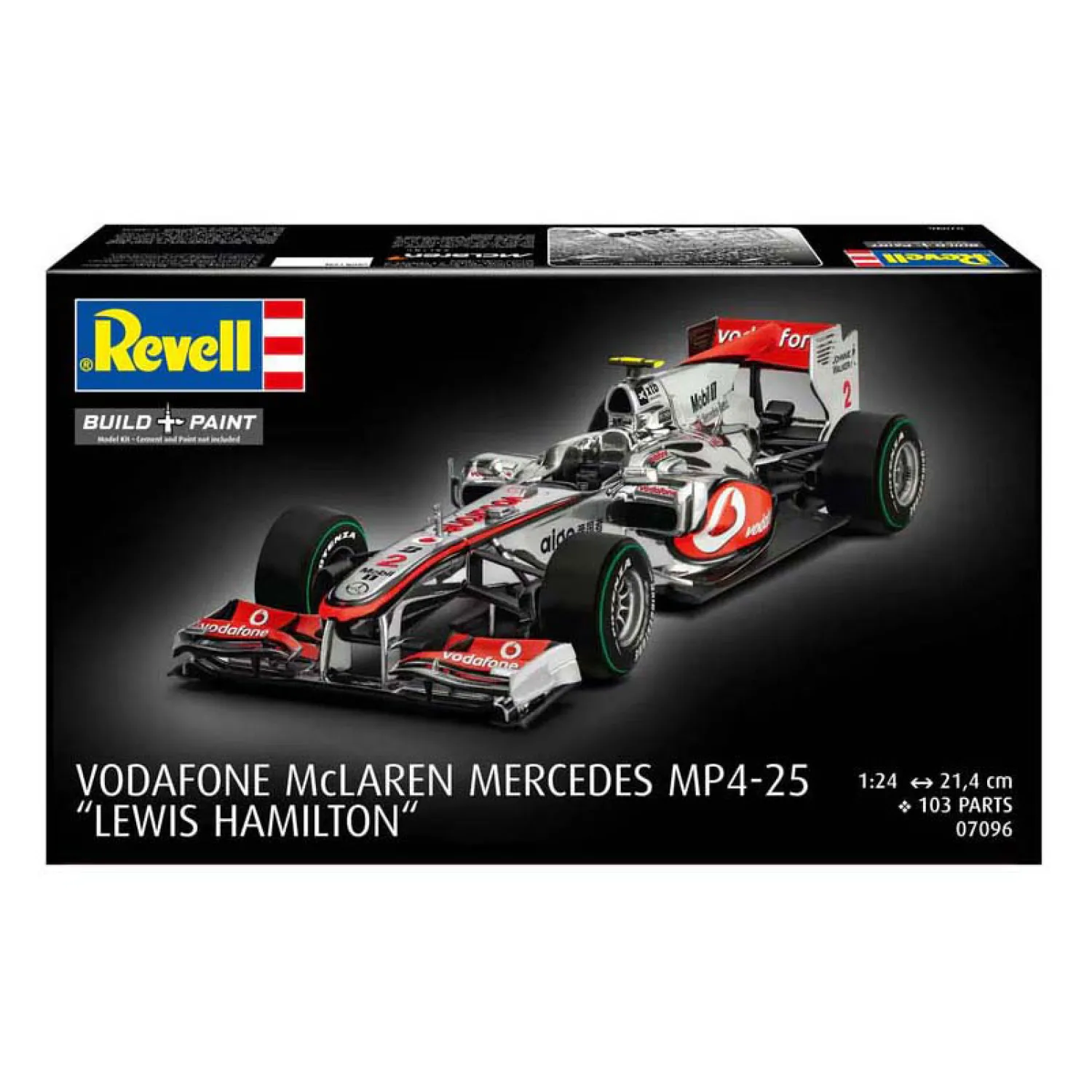Modelbouwpakket - Vodafone McLaren Mercedes MP4-25 "L. Hamilton" 1:24 - 103dlg.-Revell Online