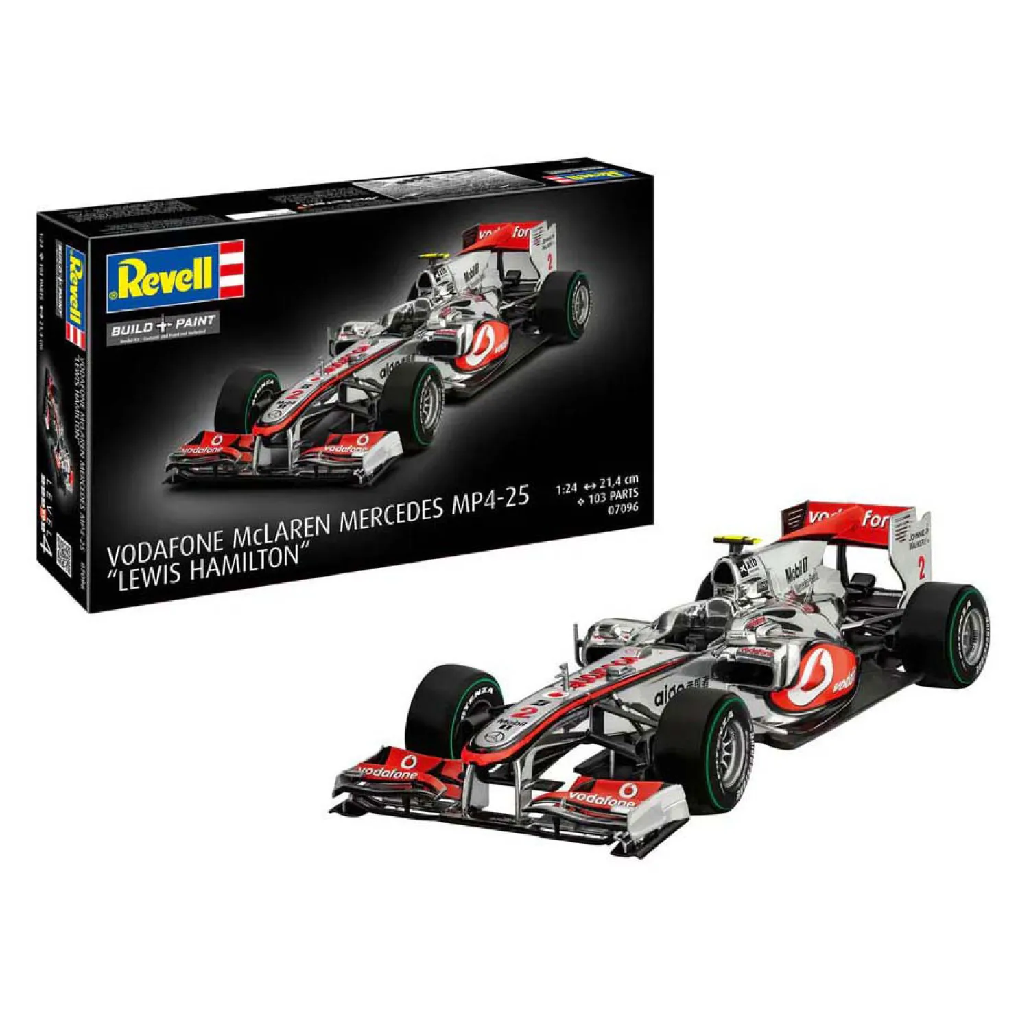 Modelbouwpakket - Vodafone McLaren Mercedes MP4-25 "L. Hamilton" 1:24 - 103dlg.-Revell Online