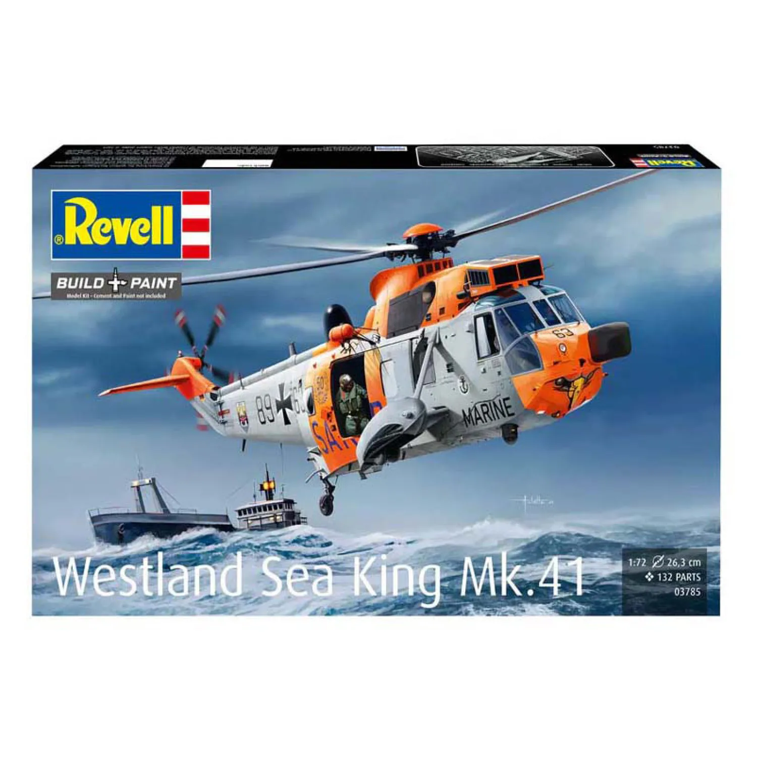 Modelbouwpakket - Westland Sea King Mk. 41 1:72 - 132dlg.-Revell Clearance