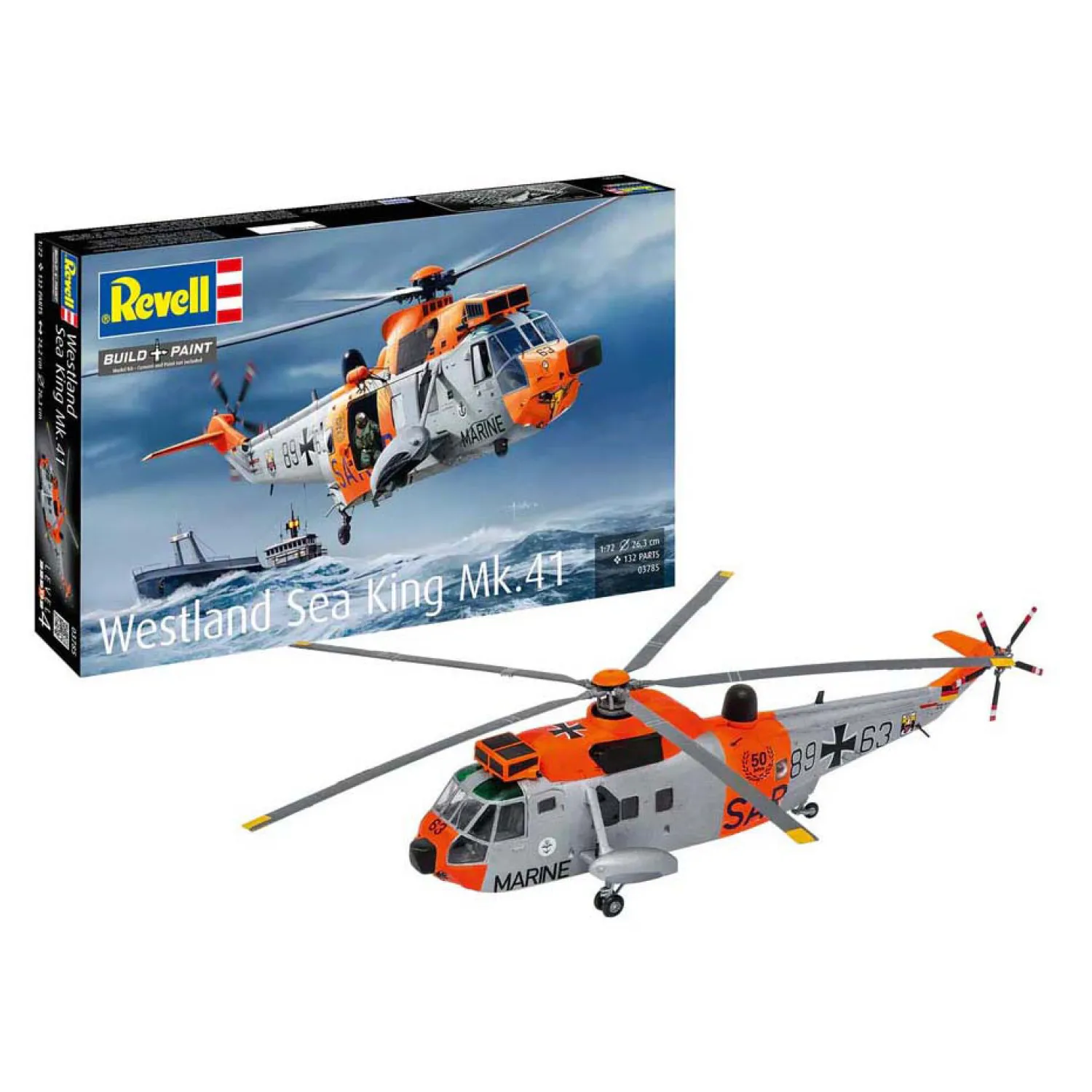Modelbouwpakket - Westland Sea King Mk. 41 1:72 - 132dlg.-Revell Clearance