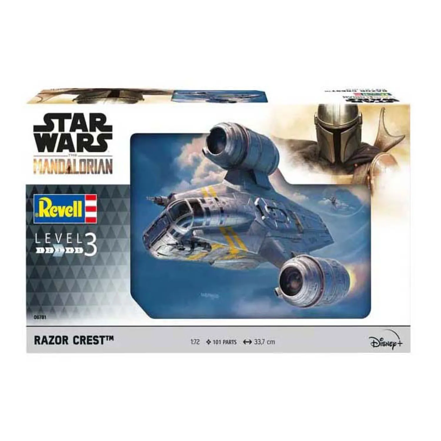 Revell Modelbouwpakket Star Wars - Razor Crest The Mandalorian 1:72 - 101dlg. Outlet