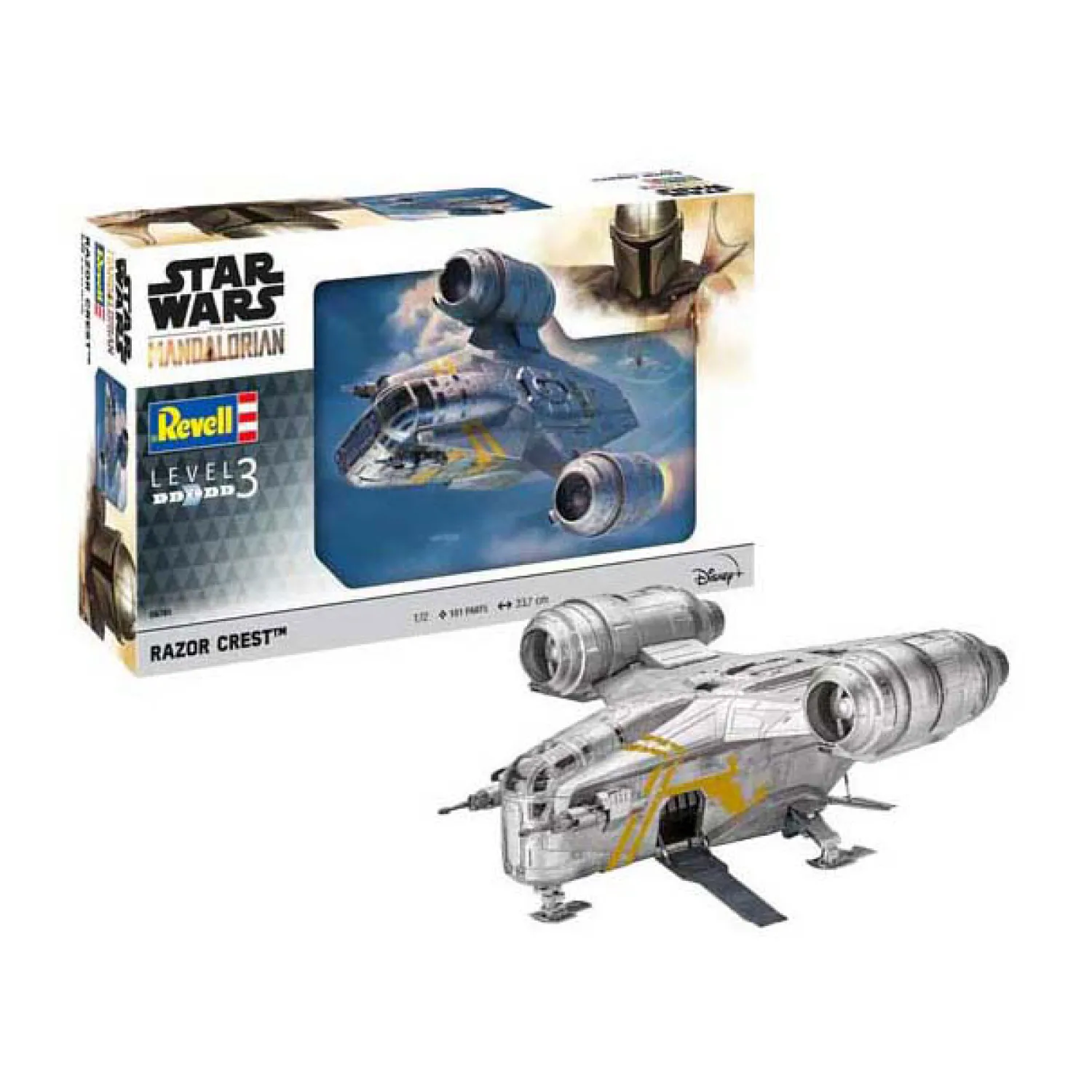 Revell Modelbouwpakket Star Wars - Razor Crest The Mandalorian 1:72 - 101dlg. Outlet