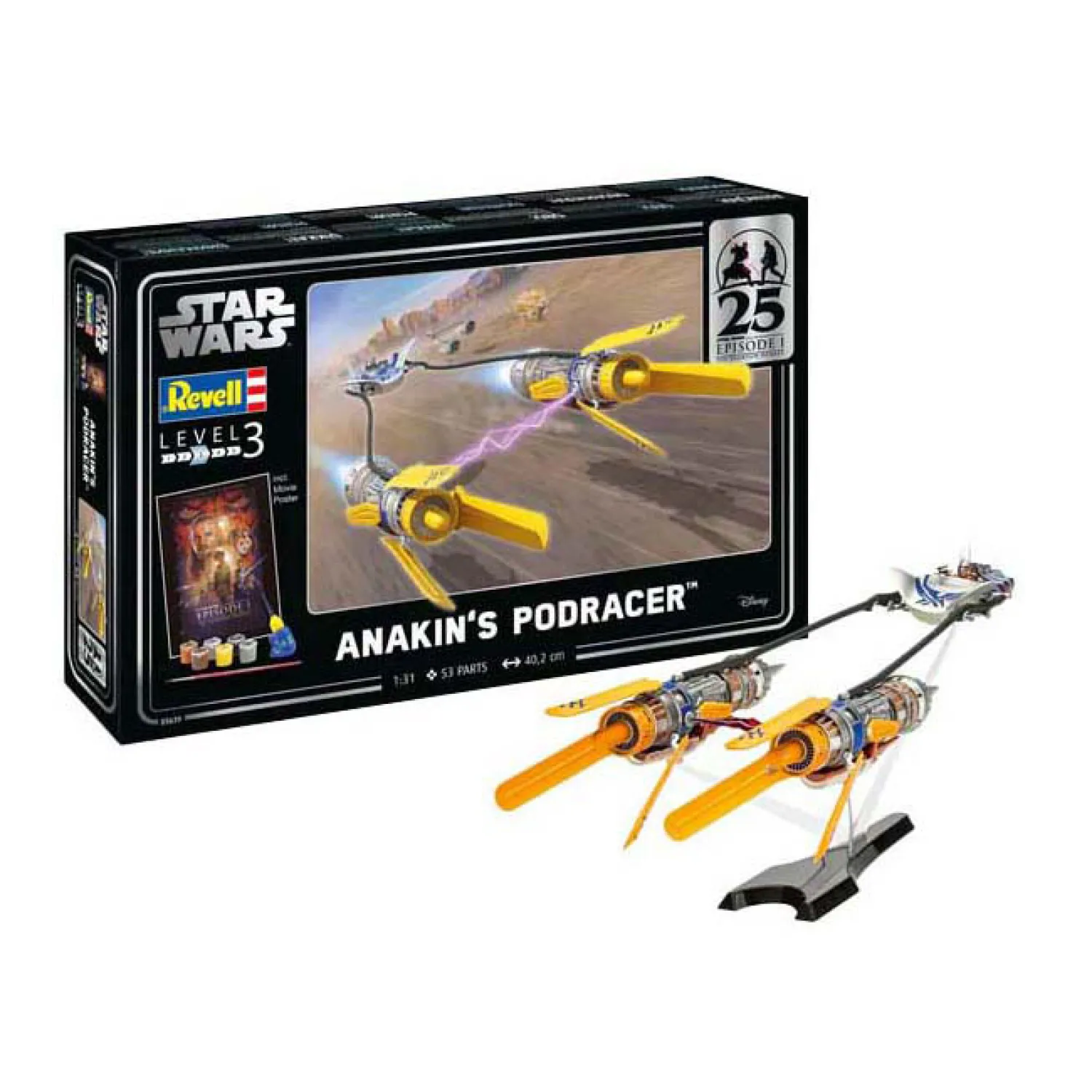 Modelbouwpakket Star Wars - Anakin's Podracer 1:31 - 53dlg.-Revell New