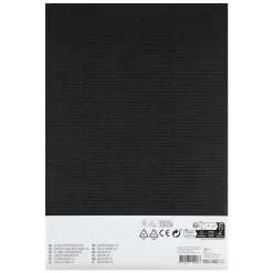 Creative craft group Ribbel Knutselkarton A4, 8 Vellen 8 Kleuren Hot