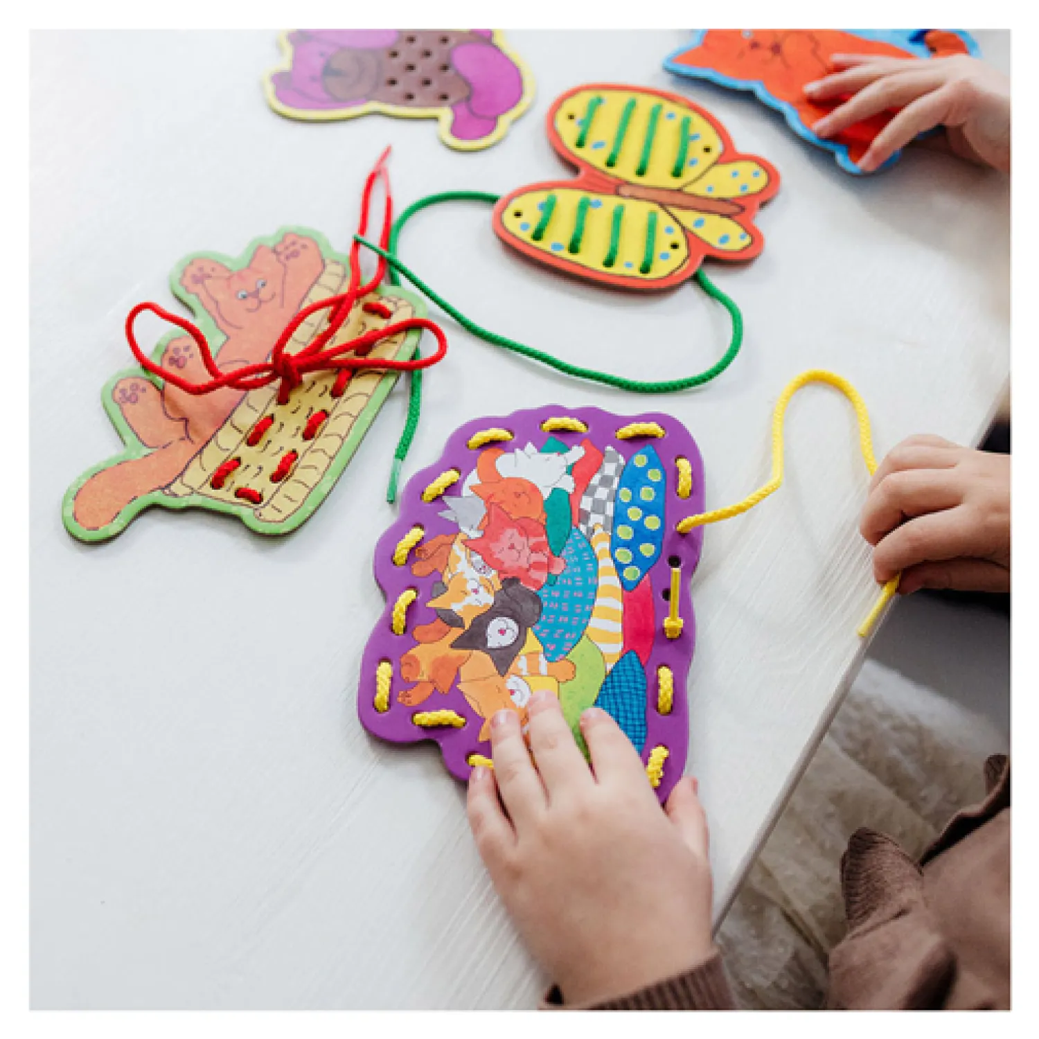 Rijgkaarten Set Dikkie Dik-Bambolino Toys Outlet