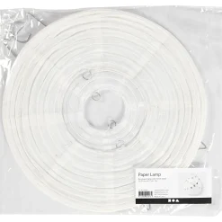 Rijstpapier Lamp Wit Druppel, 27cm>Creativ Company Hot