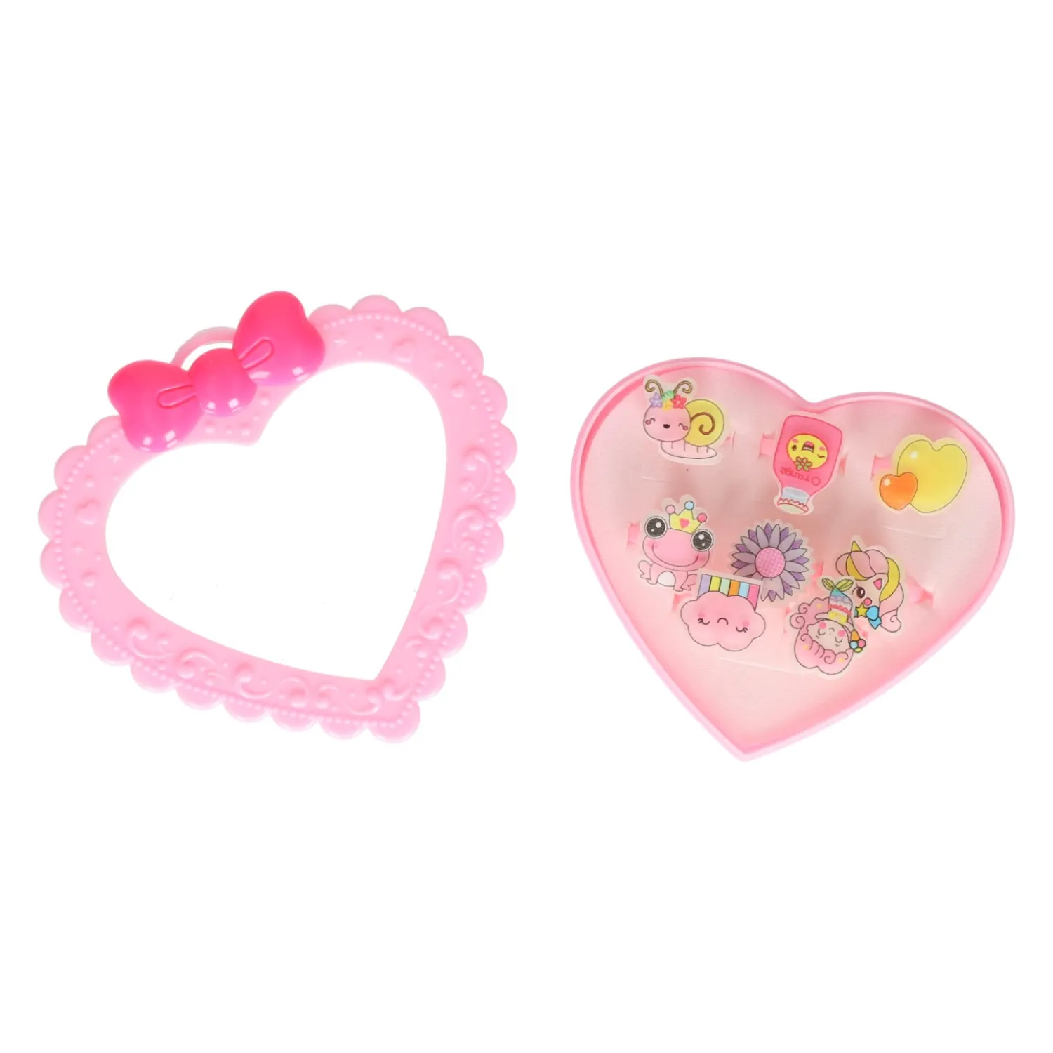 Ringen in Sieradendoos Hart, 8st.> Clearance