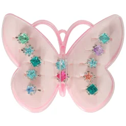 Ringenset in Vlinderdoosje, 12st.> Hot