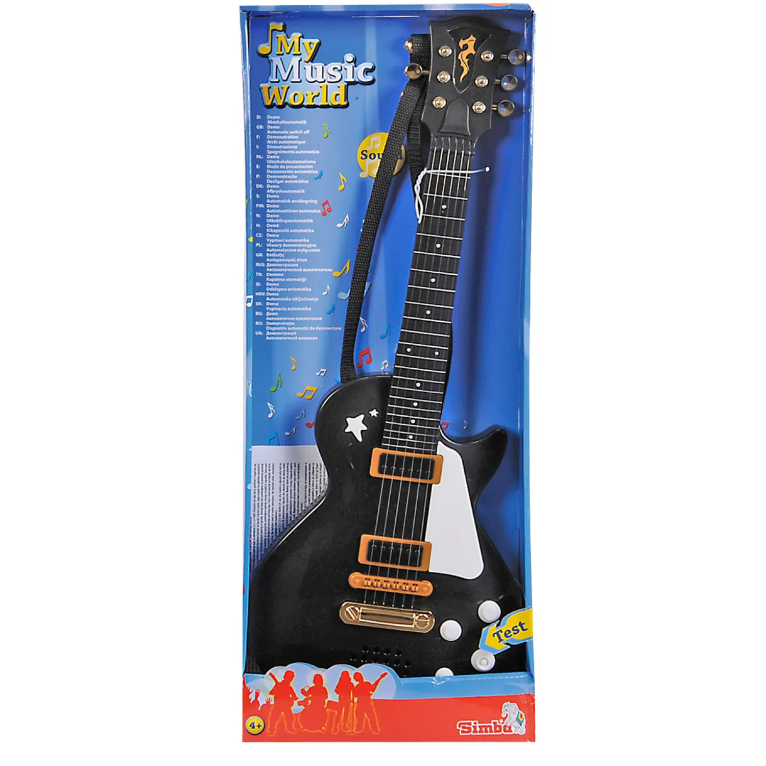 Simba Rockgitaar, zwart Sale